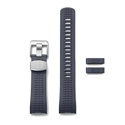 Image of CRAFTER BLUE CB11 Curved End Watch Band Rubber Strap Replacement for Seiko SKX series, SRPDxx series and new Sports 5, Black