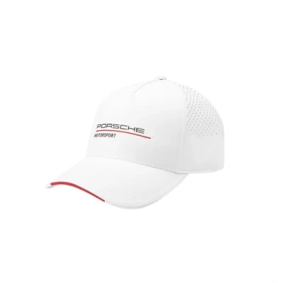 Image of Porsche Motorsport Hat One size Fits Most, White,