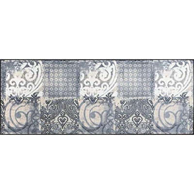 Image of Wash&amp;Dry Door Mat, Acrylic Grey, 75x190 cm