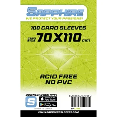 Image of Sapphire: Lime Sachets 70x110 mm (100)
