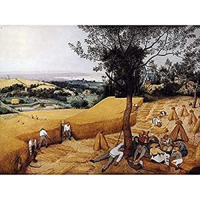 Image of Pieter Bruegel Elder Harvesters Painting Unframed Wall Art Print Poster Home Decor Premium