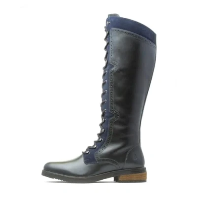 Image of Hush Puppies Women&#039;s Rudy Knee High Boot, Navy, 4 UK