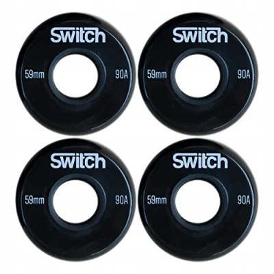 Image of Wheels for Inline Skates 59 mm Black Replacement Roller