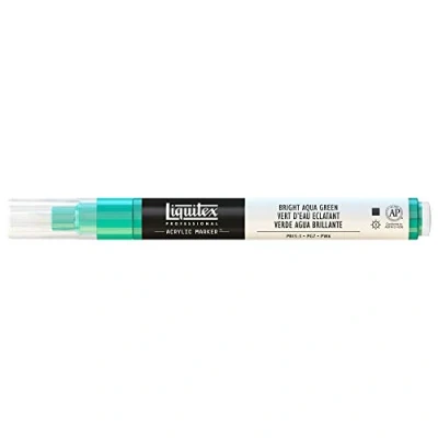 Image of Liquitex 2 4 mm Fine Nib Paint Marker Bright Aqua Green