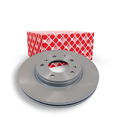 Image of G26Y3325XA, GJ6Y3325X, GJ6Y3325XA Brake disc FEBI BILSTEIN 108434 Front Axle 282mm 25mm 5 Hole 114,3mm internally vented Coated MAZDA: 6 Saloon