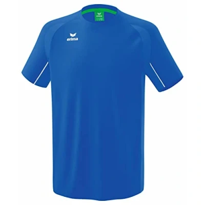 Image of Erima Men&#039;s League Star Training T Shirt, New Royal/White, S