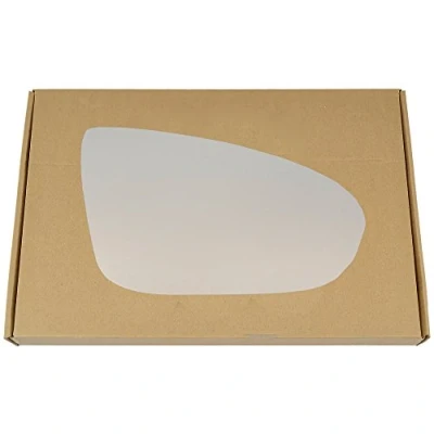 Image of Less4spares Wing Mirror Glass Right Compatible with Vauxhall Meriva B 2010 2017 STICK ON Driver Off Side Convex