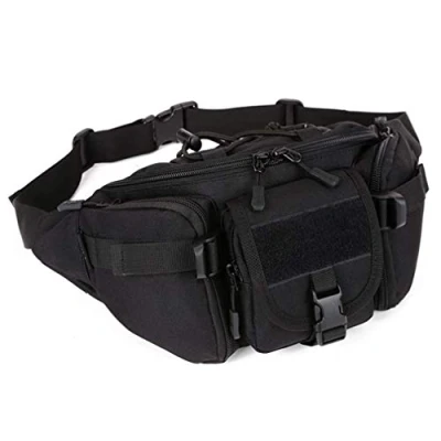 Image of Xieben Outdoors Fanny Waist Bag for Men Women Travel Hiking Running Hip Bum Belt Slim Pack Purse Wallet Cell Phone Pouch Black