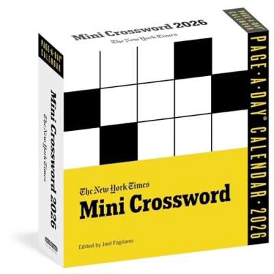 Image of New York Times Mini Crossword Page A Day® Calendar 2026
