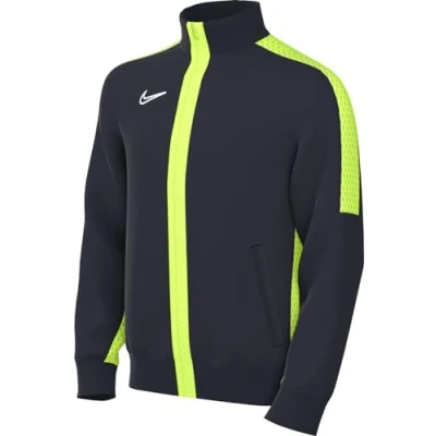 Image of NIKE DR1695 452 Y NK DF ACD23 TRK JKT K Jacket Unisex OBSIDIAN/VOLT/WHITE Size XS