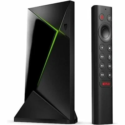 Image of NVIDIA SHIELD Android TV Pro Streaming Media Player; 4K HDR Movies, Live Sports, Dolby Vision Atmos, AI Enhanced Upscaling, GeForce NOW Cloud Gaming, Google Assistant Built In, Works with Alexa