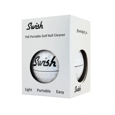 Image of Swish Portable Golf Ball Cleaner Bag Accessory (White)