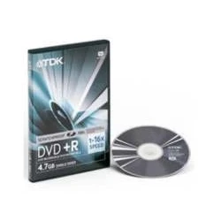 Image of TDK DVD + R 4.7GB 16x Blank Discs 5 Pack Jewel Case
