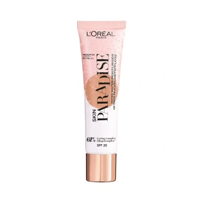 Image of L&#039;Oreal Paris Skin Paradise Tinted Moisturiser, Up to 24h hydration, SPF20, 04 Medium, 0.039 kg