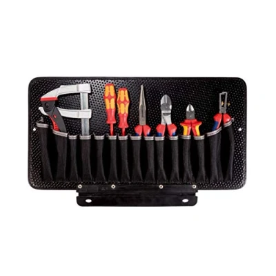 Image of Parat 591001161 Tool Board (2 Sided, for Box, Many Pockets, Colour Black, Holder)