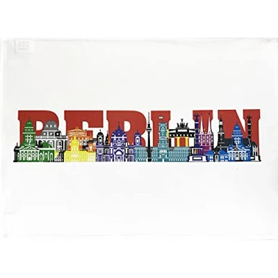 Image of Half a Donkey Berlin Large Cotton Tea Towel