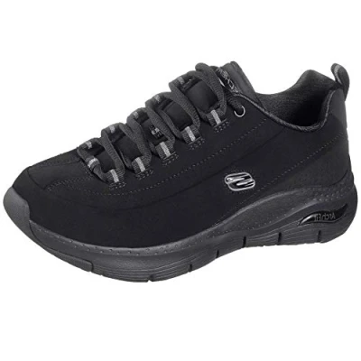 Image of Skechers Women&#039;s ARCH FIT METRO SKYLINE Sneaker, Black,7 UK medium