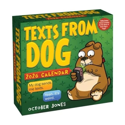 Image of Texts From Dog Desk Calendar 2026