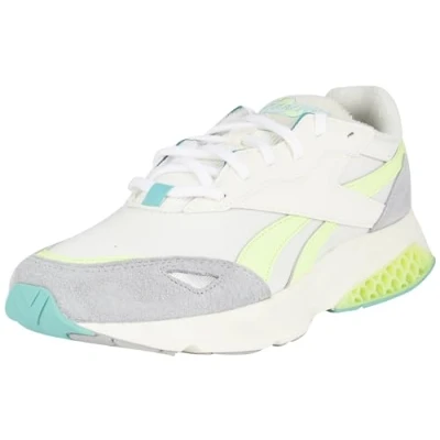 Image of Reebok Unisex Hexalite Legacy 1.5 Sneaker, Chalk/Energy Glow/Semi Classic Teal, 6.5 UK