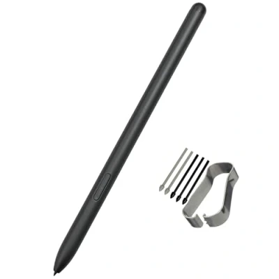 Image of HQB STAR Galaxy Tab S9/S9 Plus/S9 Ultra/S9 FE S Pen Replacement for Samsung S9 Ultra Stylus Pen, Slim 0.7mm Tip, 4,096 Pressure Levels Black