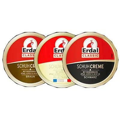 Image of Erdal Shoe Polish Classic Black, All Colours, Brown (75 ml) Value Pack