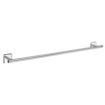 Image of Smedbo &quot;House&quot; Chromed Single Towel Rail, Polished Chrome, 648 mm
