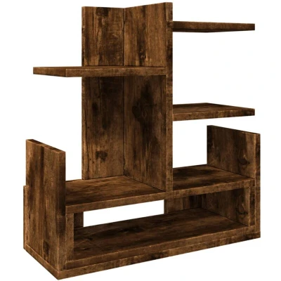 Image of vidaXL Desk Organiser Smoked Oak 49x20x52.5 cm Engineered wood