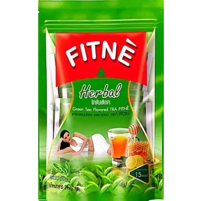 Image of Fitne Green Tea Infusion 15 Sachets Ecofriendly shipping by Nature Design