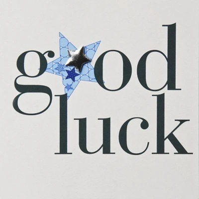 Image of Claire Giles Hearts and Stars Good Luck Card