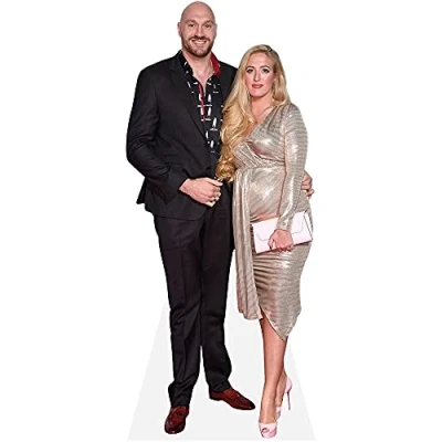Image of Tyson Fury and Paris (Duo) Mini Celebrity Cutout