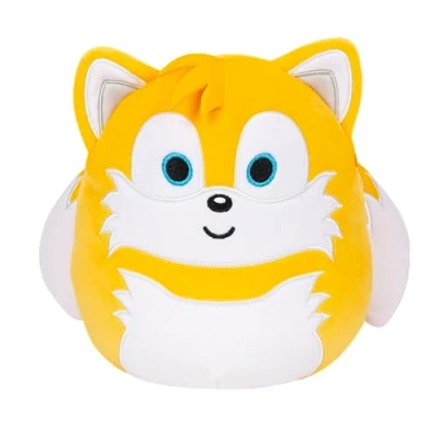 Image of Squishmallows Original 10 Inch Sega Tails Medium sized Ultrasoft Plush, Shadow