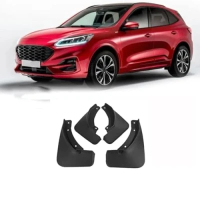 Image of EQHCVCES 4 Pcs Car Mud Flaps For Ford Kuga Escaps St line 2020 2023, Front And Rear Splash Guards Mudflaps Flap Wheel Protection Splashproof Waterproof Accessories
