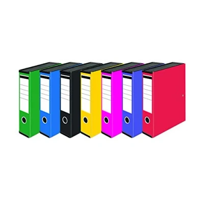 Image of Strong Premium Quality Linen Box Files A4 Foolscap Size by Nobel (Any 3 Colours)