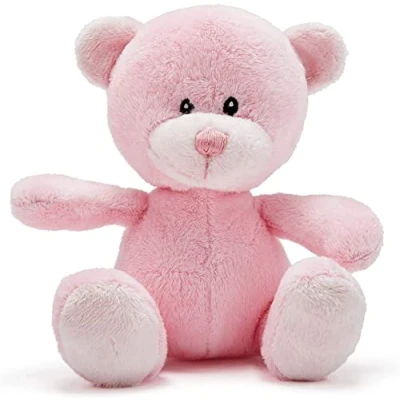 Image of Small Pink Teddy Bear Soft Toy Baby Gift, Christening Teddy, Happy Birthday Bear, Bears for Gift Newborn Baby, Girl 15cm(6&quot;)