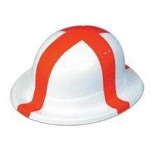 Image of PMS ST GEORGE FLAG DESIGN WHITE PLASTIC BOWLER HAT