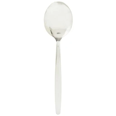 Image of Genware Millenium Cutlery Table Spoons 20.5 cm Pack of 12 Tablespoons, Stainless Steel Spoons, Millennium