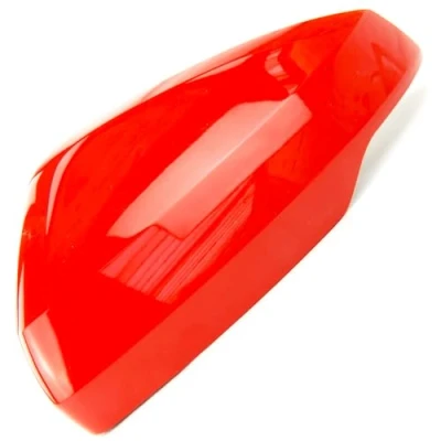 Image of Underground Parts Flash Red Painted Door Wing Mirror Cover Cap Left Passenger Side for VW Polo mk6 2018 24