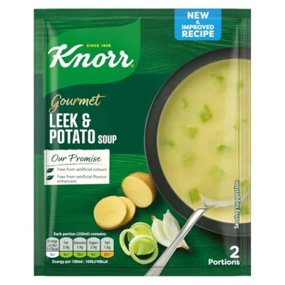 Image of Knorr Gourmet Leek &amp; Potato Packet Soup Mix, 53g, Pack of 3, Irish Recipe