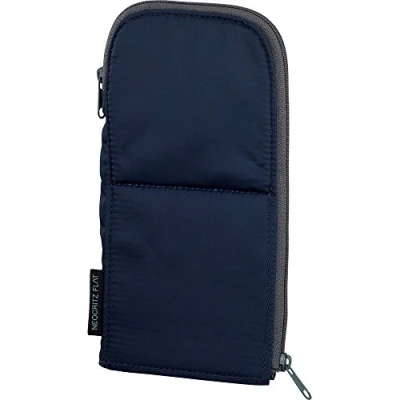 Image of Kokuyo Pencil Case Neocritz Flat Navy (F VBF160 1)