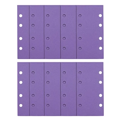 Image of Trend Aluminium Oxide 1/3 Sheet 93 x 185mm240 Grit Sanding Sheets, AB/THD/240A, Pack of 10