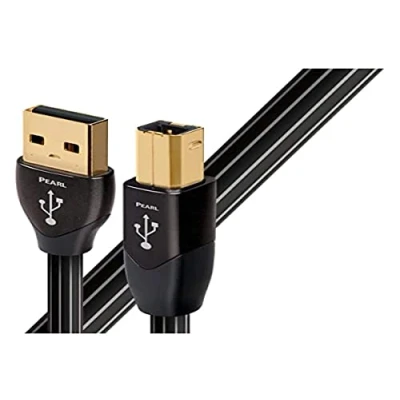 Image of Audioquest Pearl USB A B 3m Male Cable 3 m to 2.0 Black