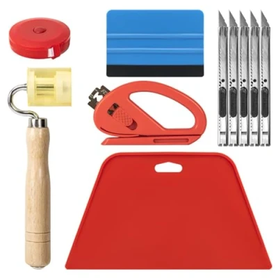 Image of Dolaso Wallpaper Kit, Self Adhesive for Peel and Stick Wallpaper, Vinyl Backsplash Tile Applying