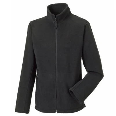 Image of Russell 870M Mens Full Zip Outdoor Fleece Jacket Black 4XL