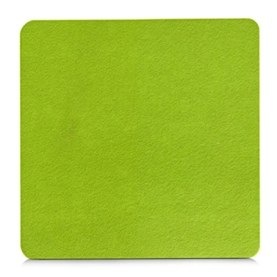 Image of Zeller Felt Glass Coasters, Set of 4 Green