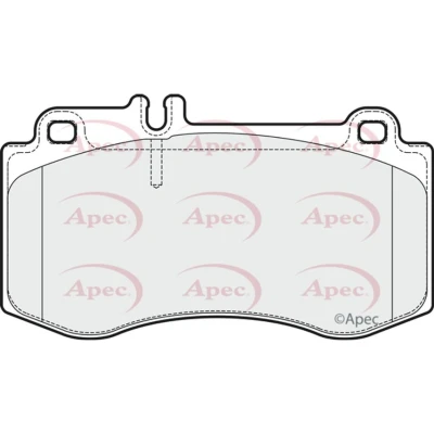 Image of APEC Brake Pads (Front) (R90) PAD1735