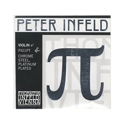 Image of Thomastik PI01PT Single string for Violin 4/4 Peter Infeld Synthetic Core E chrome steel, platinum wound, medium