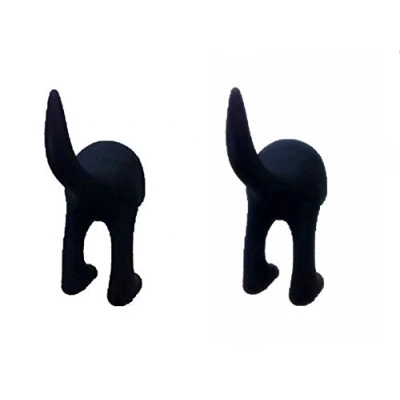 Image of IKEA Bastis (BÃ„STIS) dog cat pet leashes two loaded four six mounted hanger hook a variety of colors