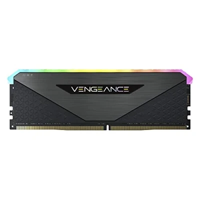 Image of Corsair Vengeance RGB RT 128GB (4x32GB) DDR4 3200MHz C16 Desktop Memory (Dynamic Lighting, Optimised for AMD 300/400/500 Series, Compatible with Intel Series) Black