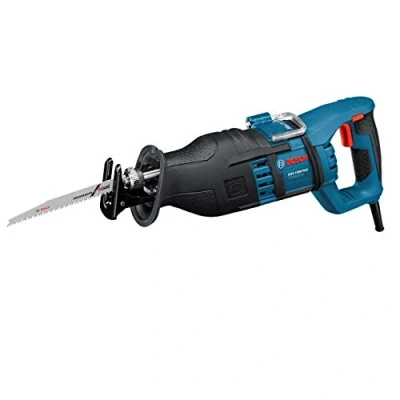 Image of Bosch Professional GSA 1300 PCE reciprocating saw (1300 W, max. cutting depth: 230 mm, with SDS and Constant Electronic, 2 x blades (wood/metal), in a case)