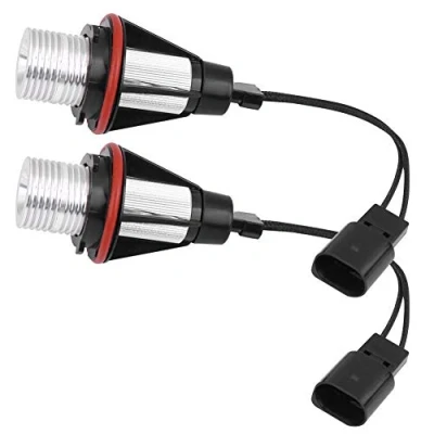Image of Car LED Light, 2Pcs Bright 6000K 5W 12V Angel Eyes Light Lamp for E60 E61 E39 E53